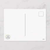 水カラフル色の横線2025 シーズンポストカード (裏面)