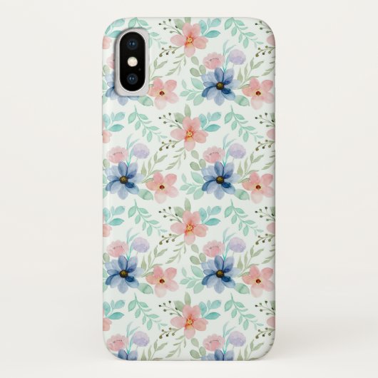 水カラフル色の花 Case-Mate iPhoneケース (裏面)