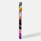 水カラフル色の花 Case-Mate iPhoneケース (裏面 / 右)