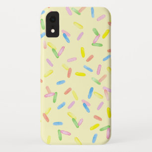 水カラフル色を散らす虹 iPhone XRケース