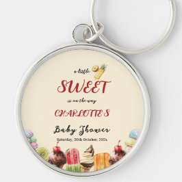 水カラフル色アイスクリーム甘い赤ちゃんシャワー キーホルダー