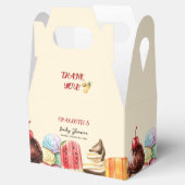 水カラフル色アイスクリーム甘い赤ちゃんシャワー フェイバーボックス (オープン)