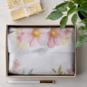 水カラフル色イースターエッグと花 薄葉紙 (ギフト)