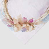 水カラフル色イースターエッグと花 薄葉紙 (詳細)