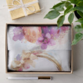 水カラフル色イースターエッグと花 薄葉紙 (ギフト)