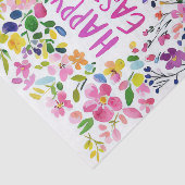 水カラフル色イースターエッグと花 薄葉紙 (詳細)