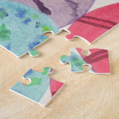 水カラフル色イースターエッグパズル ジグソーパズル (側面)