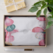 水カラフル色イースターエッグ 薄葉紙 (ギフト)