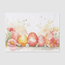 水カラフル色イースターエッグ 薄葉紙