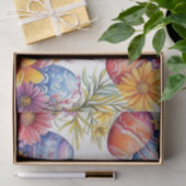 水カラフル色イースターエッグ 薄葉紙 (ギフト)