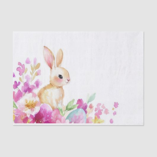 水カラフル色イースターエッグ 薄葉紙 (正面)