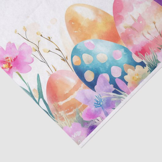 水カラフル色イースターエッグ 薄葉紙 (詳細)