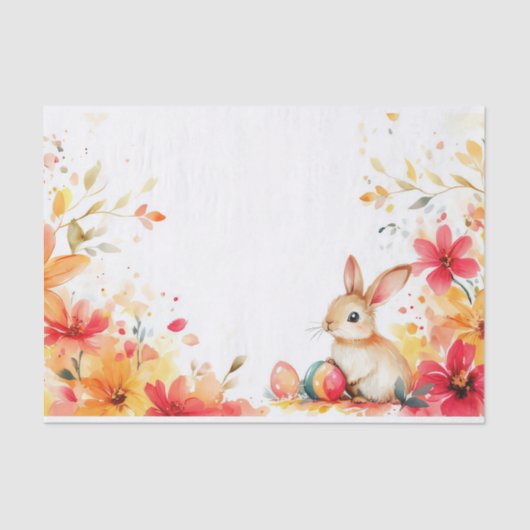 水カラフル色イースターエッグ 薄葉紙 (正面)