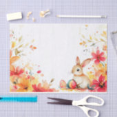 水カラフル色イースターエッグ 薄葉紙 (クラフト)