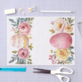 水カラフル色イースターバニー 薄葉紙 (クラフト)