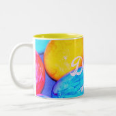 水カラフル色イースターマグ ツートーンマグカップ (左)