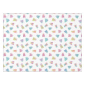 水カラフル色ギフトパーティーデザイン テーブルクロス (正面(横))