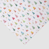 水カラフル色クリスマスツリーズホリデー 薄葉紙 (詳細)