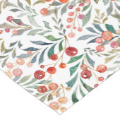 水カラフル色クリスマスフェスティバルフローラ ショートテーブルランナー (コーナー)