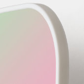 水カラフル色グラデーシパーソナライズされたョン名 ピックルボールラケット (左詳細)