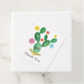 水カラフル色サボテンMexican Fiesta結婚's フェイバータグ (インサイチュ)
