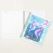 水カラフル色シーホースシーライフプランナー プランナー手帳 (ディスプレー)