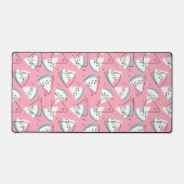 水カラフル色スイカ デスクマット (正面)