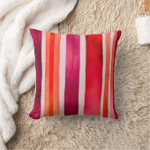 水カラフル色ストライプ装飾用クッション クッション (ブランケット)