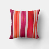 水カラフル色ストライプ装飾用クッション クッション (裏面)