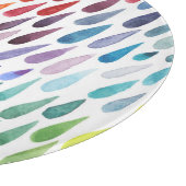 水カラフル色スプラッシュセット カッティングボード (角)