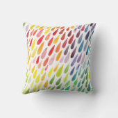 水カラフル色スプラッシュセット クッション (裏面)