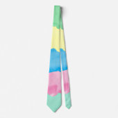 水カラフル色スプラッシュ ネクタイ (正面)