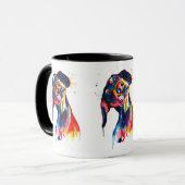 水カラフル色ダシュントMag マグカップ (正面左)