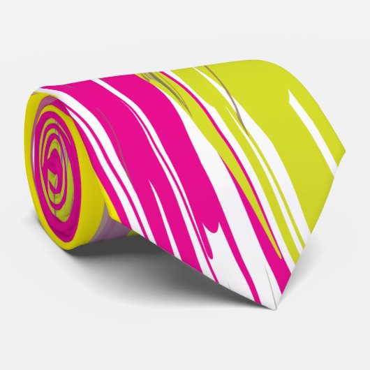 水カラフル色テクスチグランジャパターン ネクタイ (ロール)