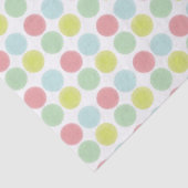 水カラフル色ドット 薄葉紙 (詳細)