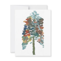 水カラフル色パインツリーアート