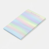 水カラフル色パステル勾配名前をカスタムする ポストイット (アングル)