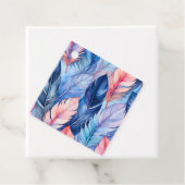 水カラフル色フェザーアートギフトラベル フェイバータグ (インサイチュ)