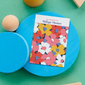 水カラフル色フラワーズネックレスジュエリー