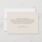 水カラフル色フローラサンキューカード サンキューカード (裏面)