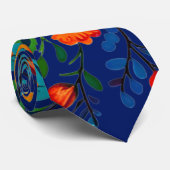 水カラフル色フローラフェスタ結婚の新郎 ネクタイ (ロール)