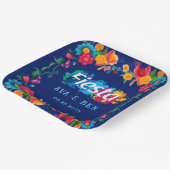 水カラフル色フローラフェスタ結婚ズ ペーパープレート (傾斜あり)