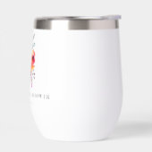 水カラフル色フローラブライダルシャワーカスタム (左面)