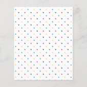 水カラフル色フローラメキシカン結婚フィエスタ チラシ (裏面)