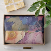 水カラフル色フローラ分離 薄葉紙 (ギフト)