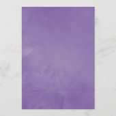 水カラフル色フローラ確認 招待状 (裏面)