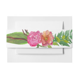 水カラフル色フローラ結婚のベリーバンド 招待状ベリーバンド