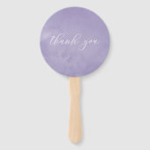 水カラフル色フローラ赤ちゃんシャワー ハンドファン (裏面)