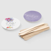 水カラフル色フローラ赤ちゃんシャワー ハンドファン (組立なし)