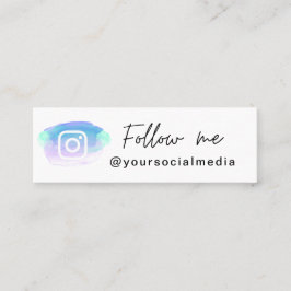 水カラフル色ブラシ後を追QRコード スキニー名刺